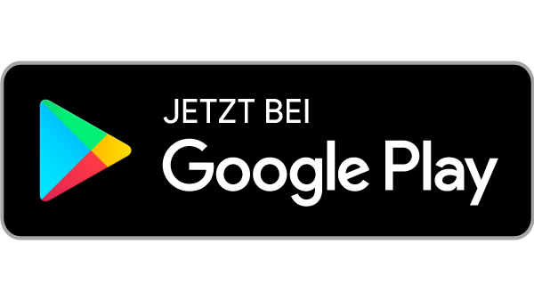 Jetzt bei Google Play Logo mit Dreieck